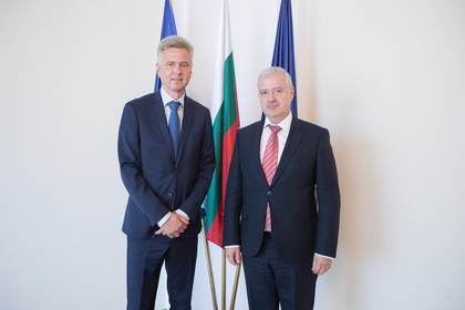 Meeting of the Deputy Minister of Foreign Affairs Mr. Ivan Kondov with the newly appointed Ambassador of the Kingdom of Denmark in Sofia His Excellency Mr. Fleming Stander 
